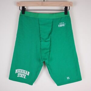 Vintage Michigan State Spartans Compression Shorts Size Medium